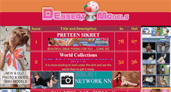 Desktop Screenshot of dessert-models.net
